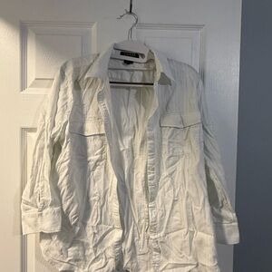 Ralph Lauren - White - Casual Button Down Shirt - Large